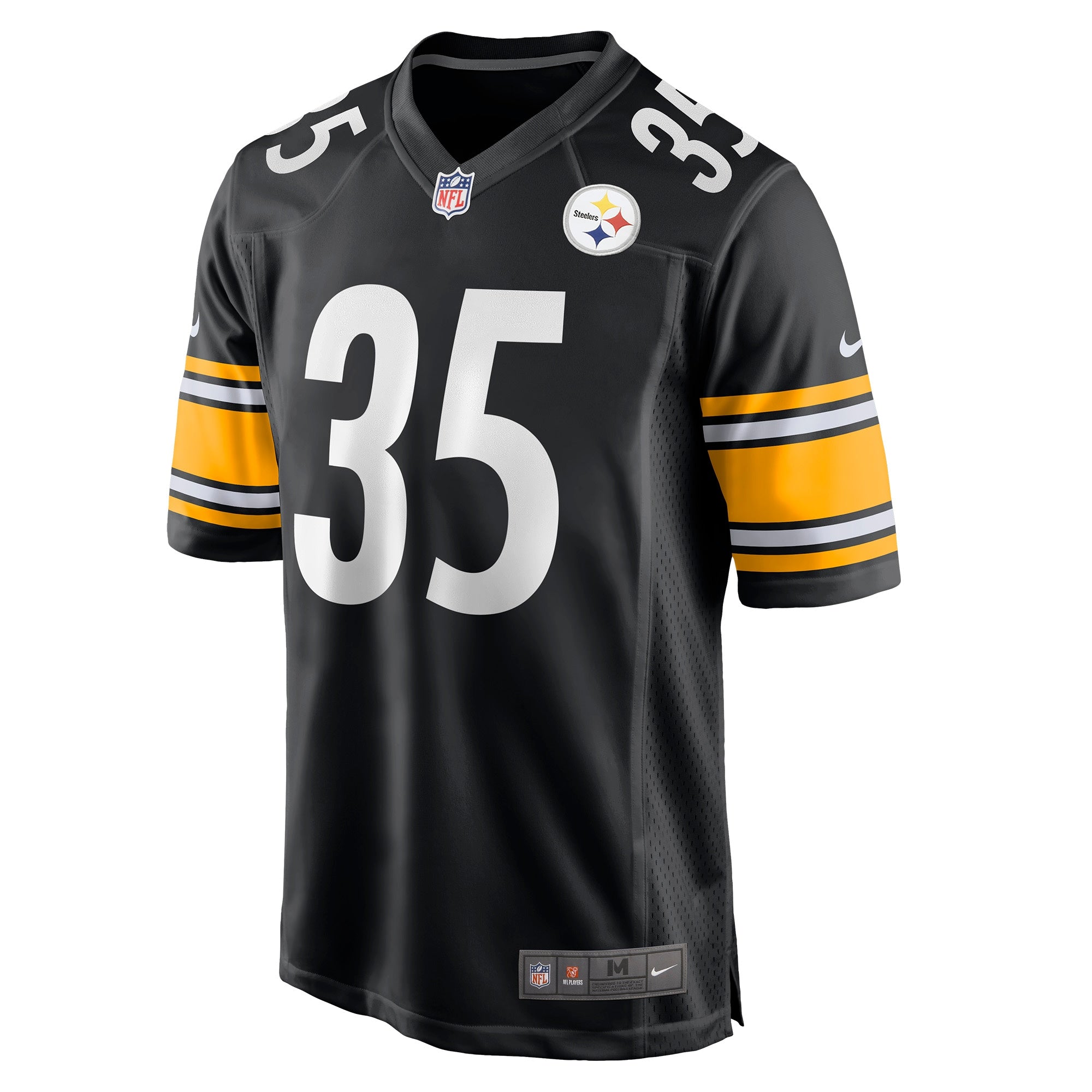 Arthur Maulet Pittsburgh Steelers Game Jersey - Black