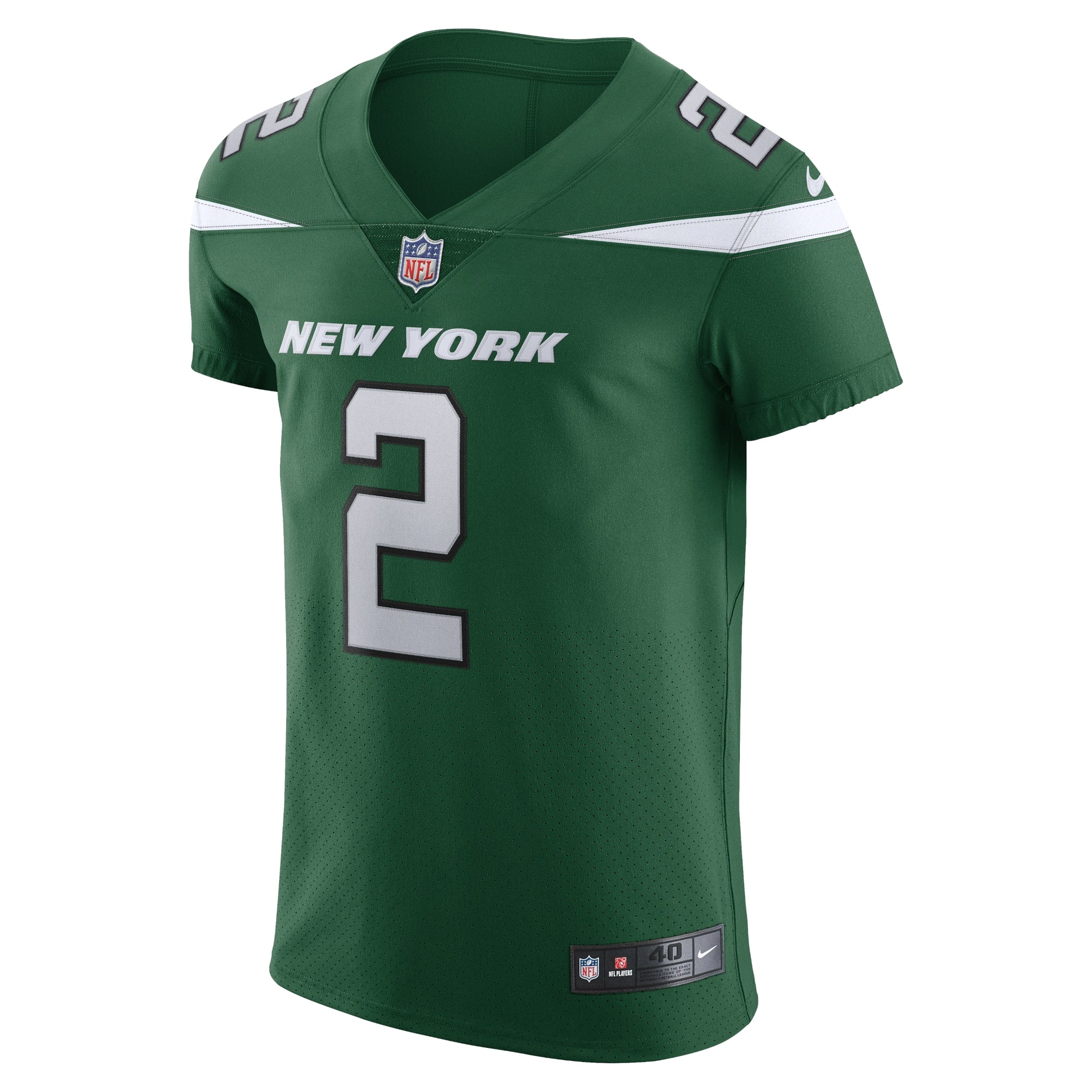 Zach Wilson New York Jets Vapor Elite Jersey - Gotham Green