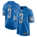 Jack Fox Detroit Lions Game Jersey - Blue