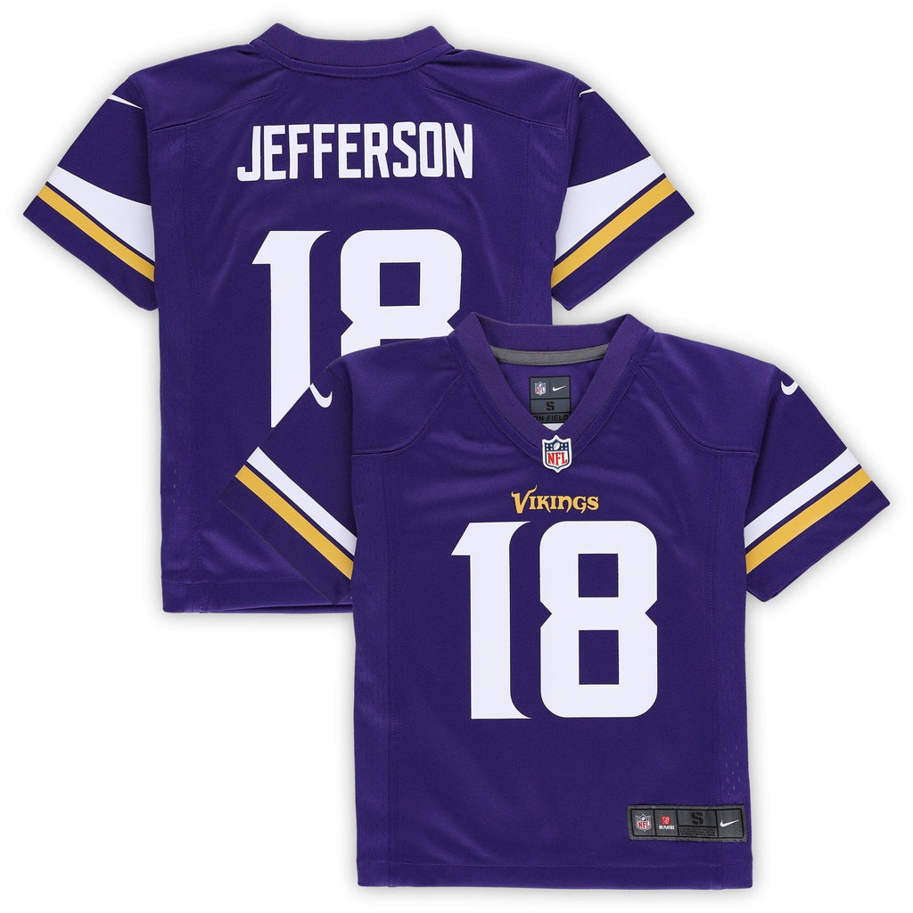 Preschool Justin Jefferson Purple Minnesota Vikings Game Jersey