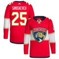 Mackie Samoskevich Florida Panthers Home Primegreen Authentic Pro Jersey - Red