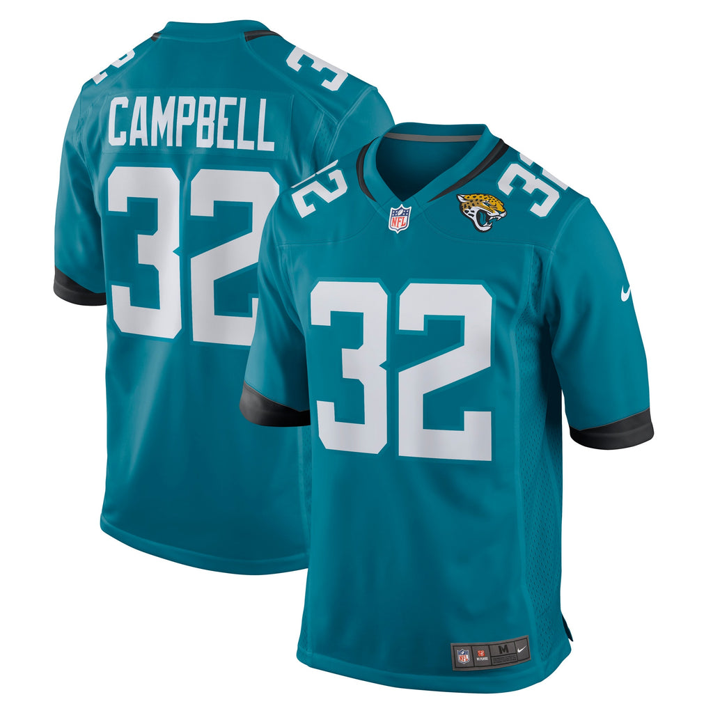 Tyson Campbell Jacksonville Jaguars Game Jersey - Teal