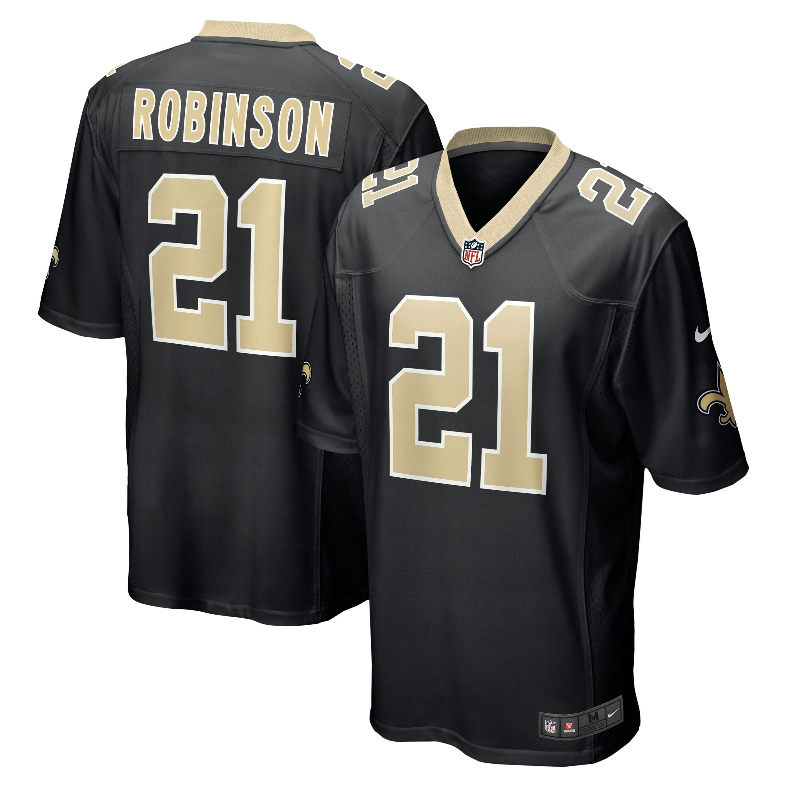 Patrick Robinson New Orleans Saints Game Jersey - Black