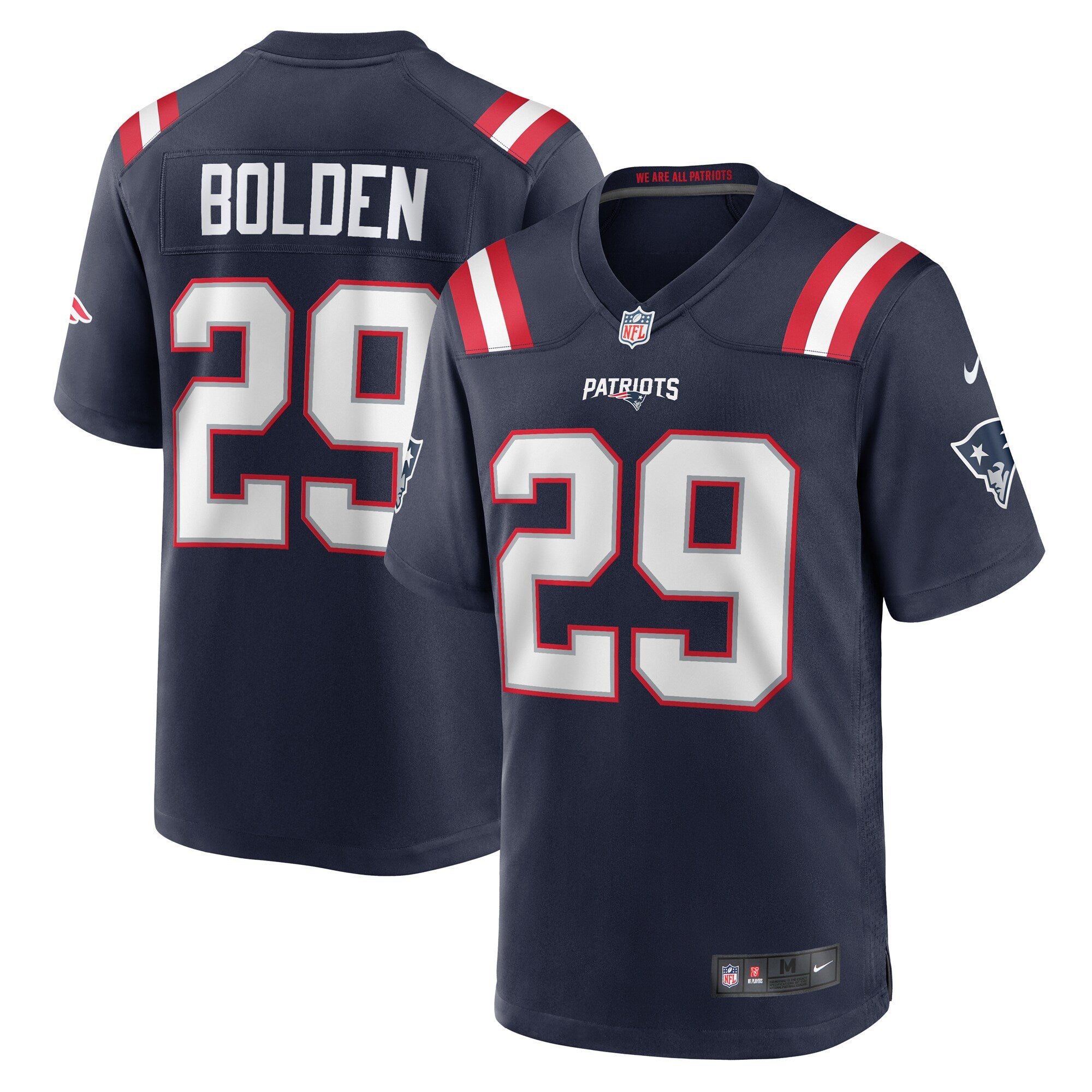 Isaiah Bolden New England Patriots Team Game Jersey - ?Navy