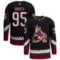 Cameron Crotty Arizona Coyotes Home Primegreen Authentic Pro Jersey - Black