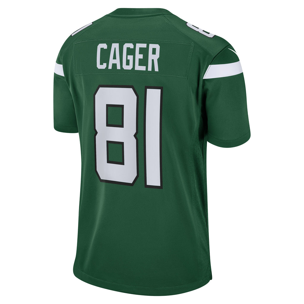 Lawrence Cager New York Jets Team Game Player Jersey - Gotham Green