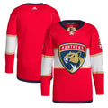 Florida Panthers Home Primegreen Authentic Pro Jersey - Red