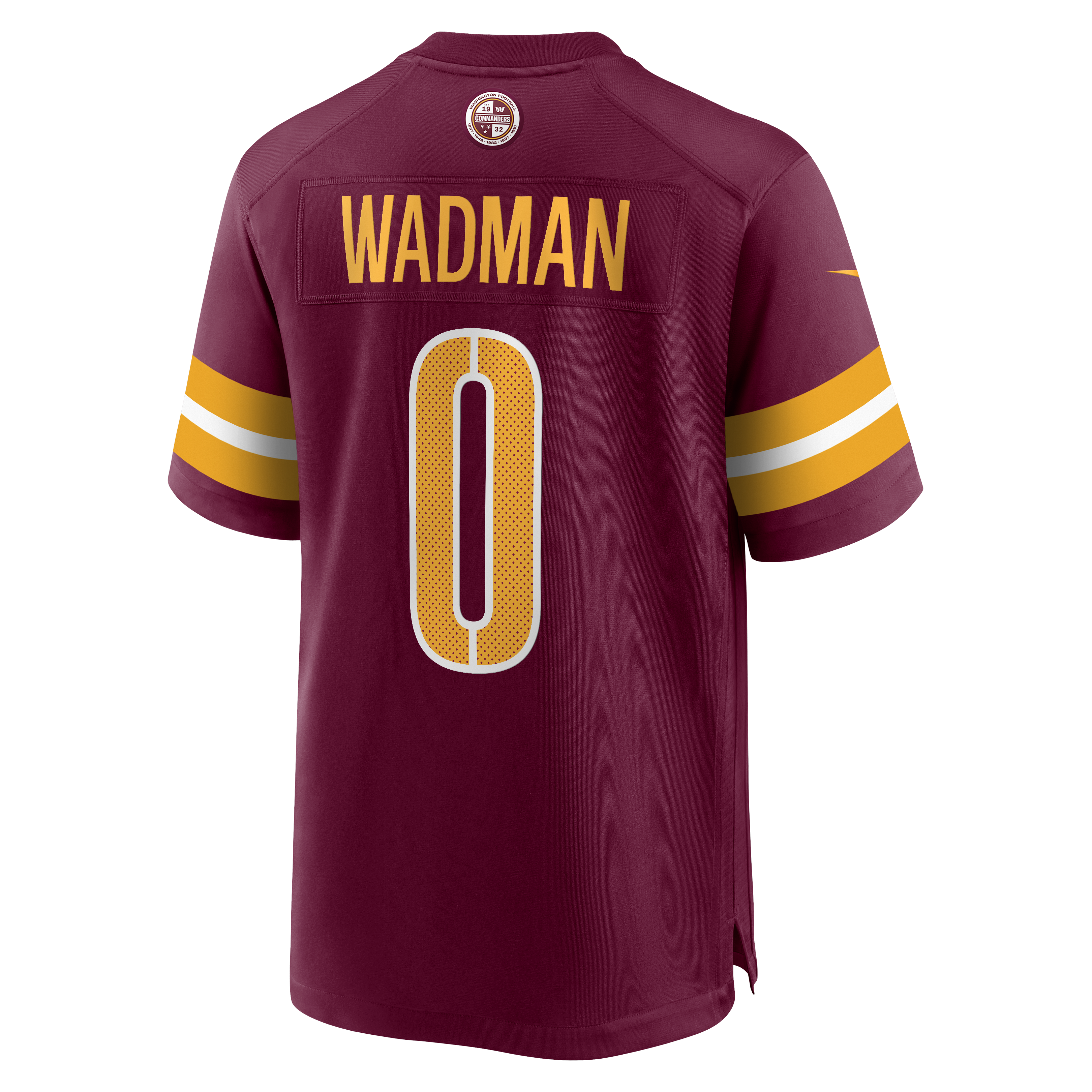 Colby Wadman Washington Commanders ?Game Jersey - Burgundy