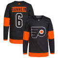 Travis Sanheim Philadelphia Flyers Alternate Primegreen Authentic Pro Jersey - Black