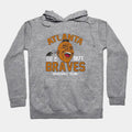 Old Style Atlanta Braves 3 By Buck Tee Hoodie