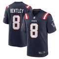 Ja'Whaun Bentley New England Patriots Game Player Jersey - Navy