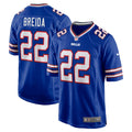 Matt Breida Buffalo Bills Game Player Jersey - Royal