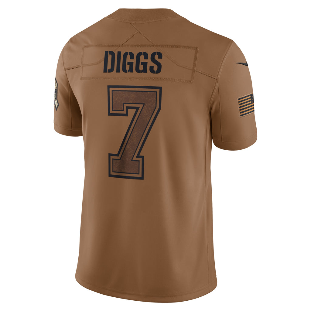 Trevon Diggs Dallas Cowboys 2023 Salute To Service Limited Jersey - Brown