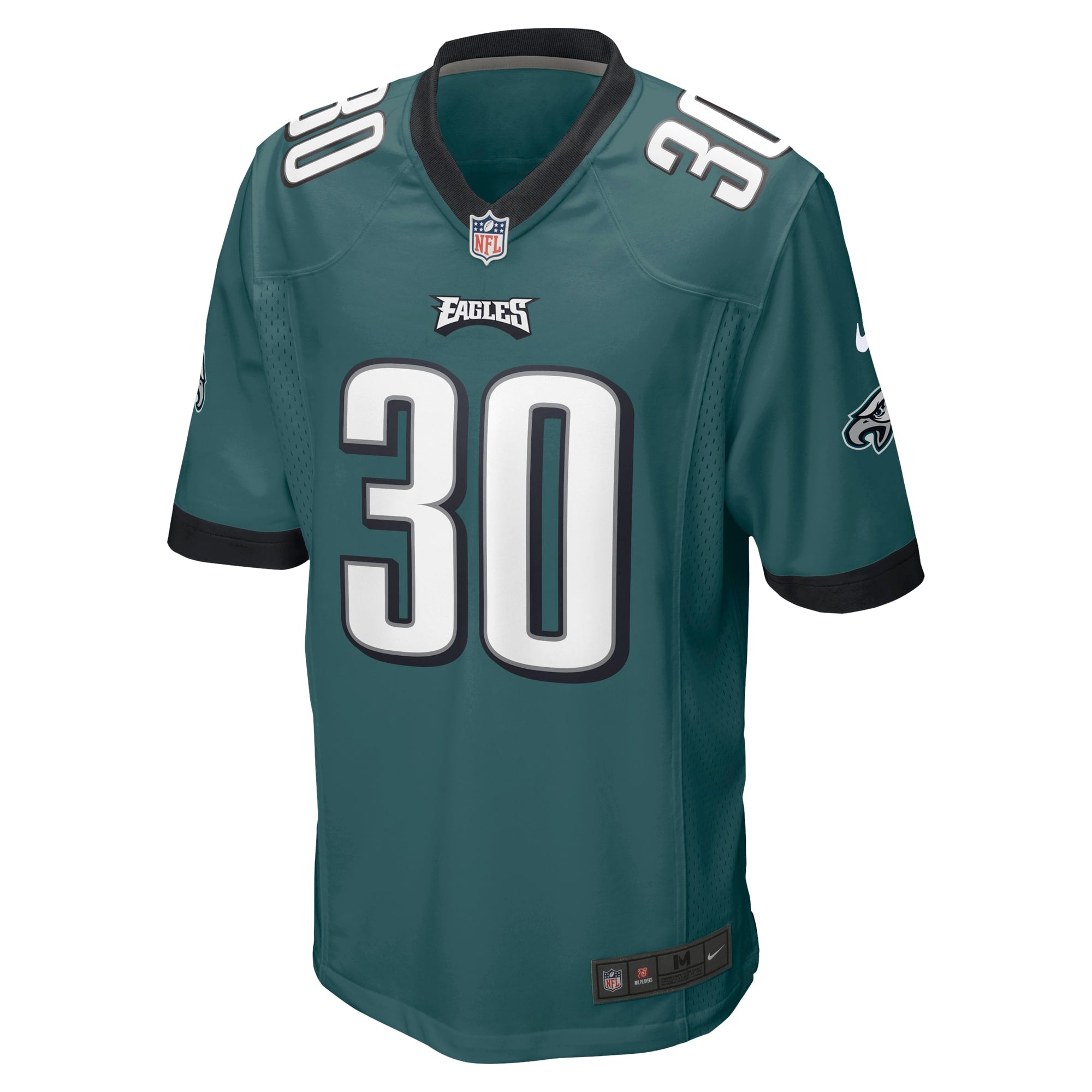 Justin Evans Philadelphia Eagles Game Player Jersey - Midnight Green