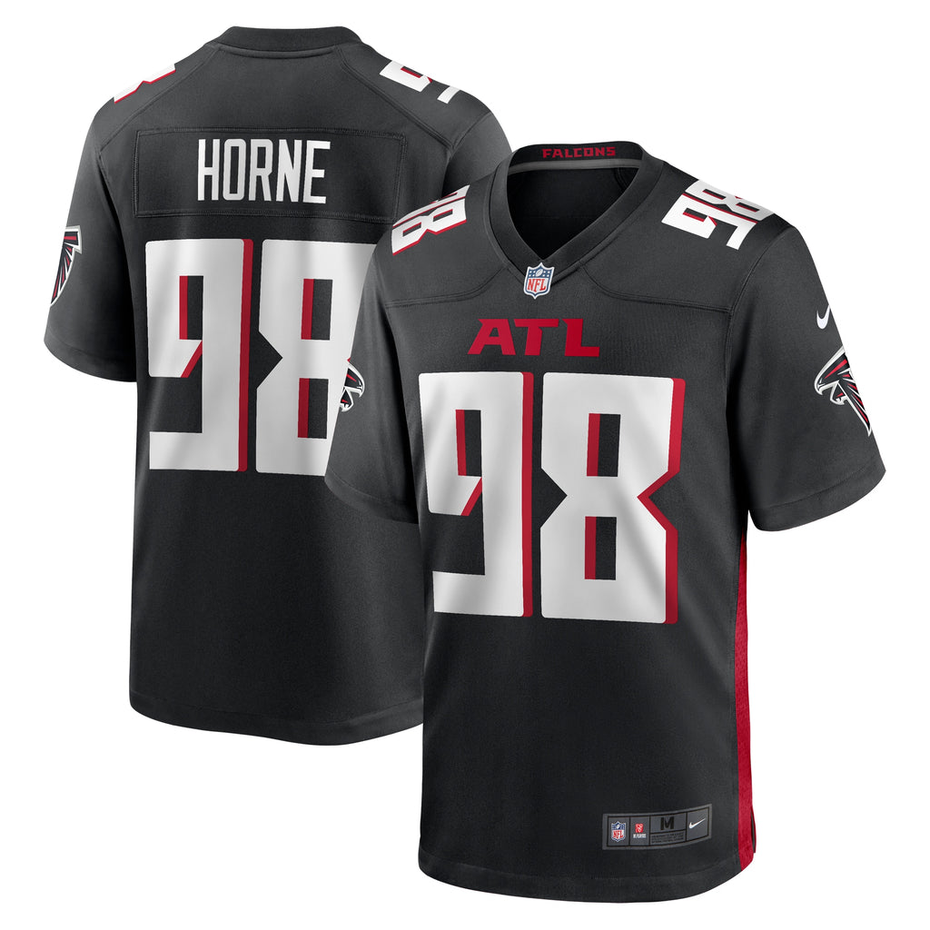 Timmy Horne Atlanta Falcons Game Player Jersey - { Black