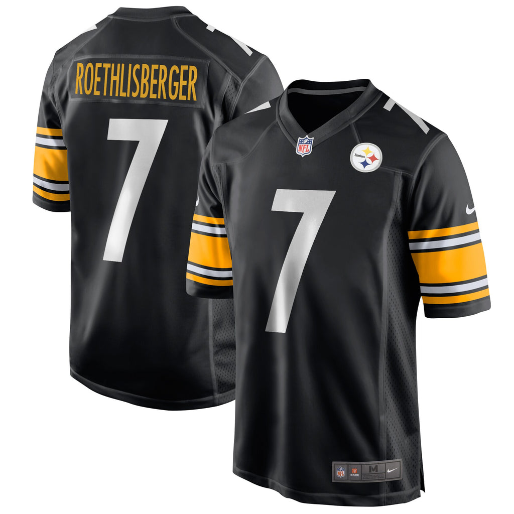 Ben Roethlisberger Pittsburgh Steelers Team Game Jersey - Black