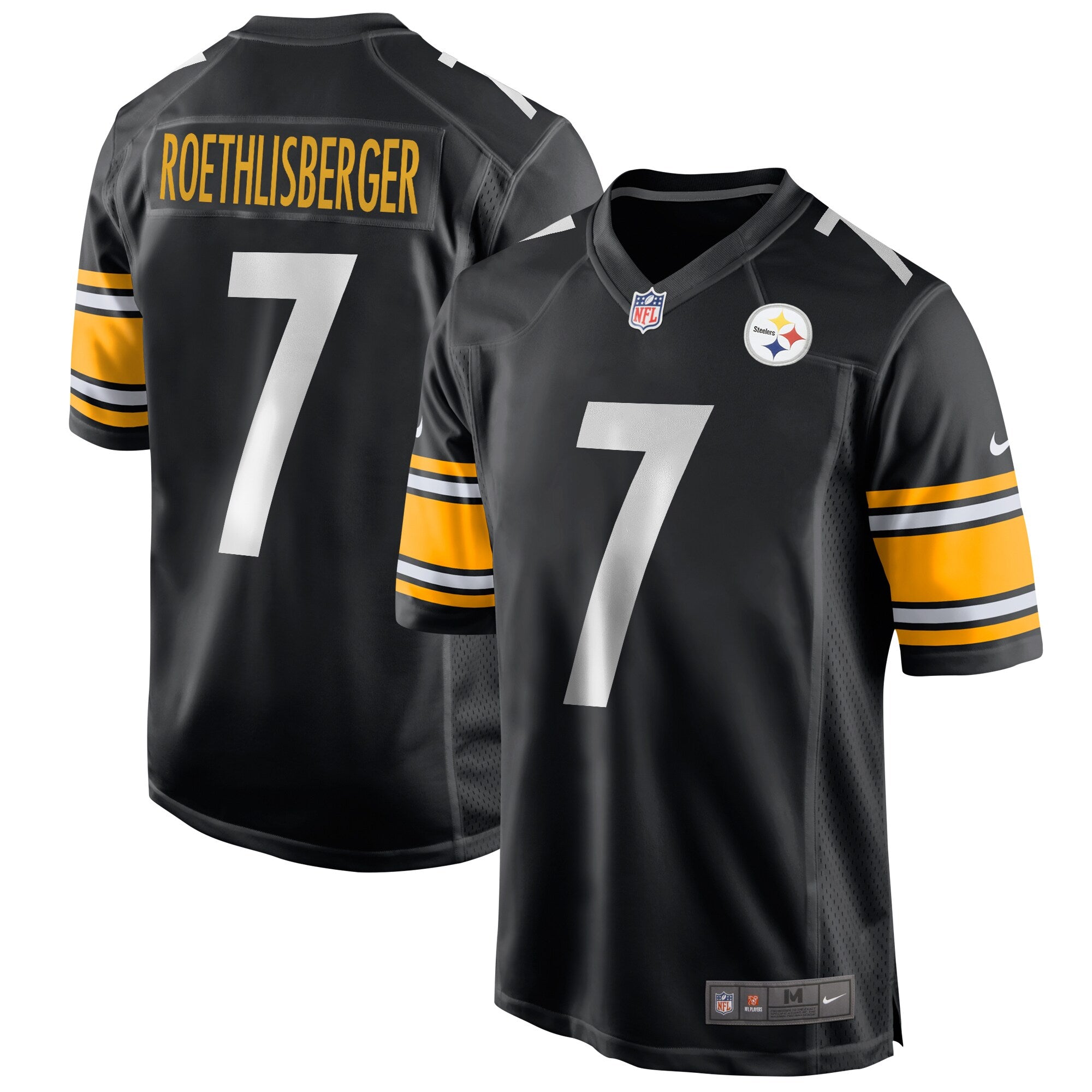 Ben Roethlisberger Pittsburgh Steelers Team Game Jersey - Black