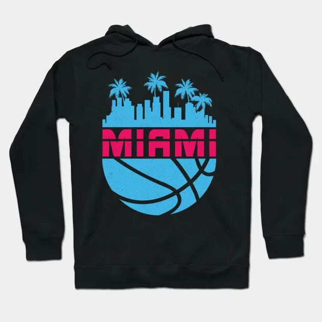 80'S Miami Vice Basketball Hoodie