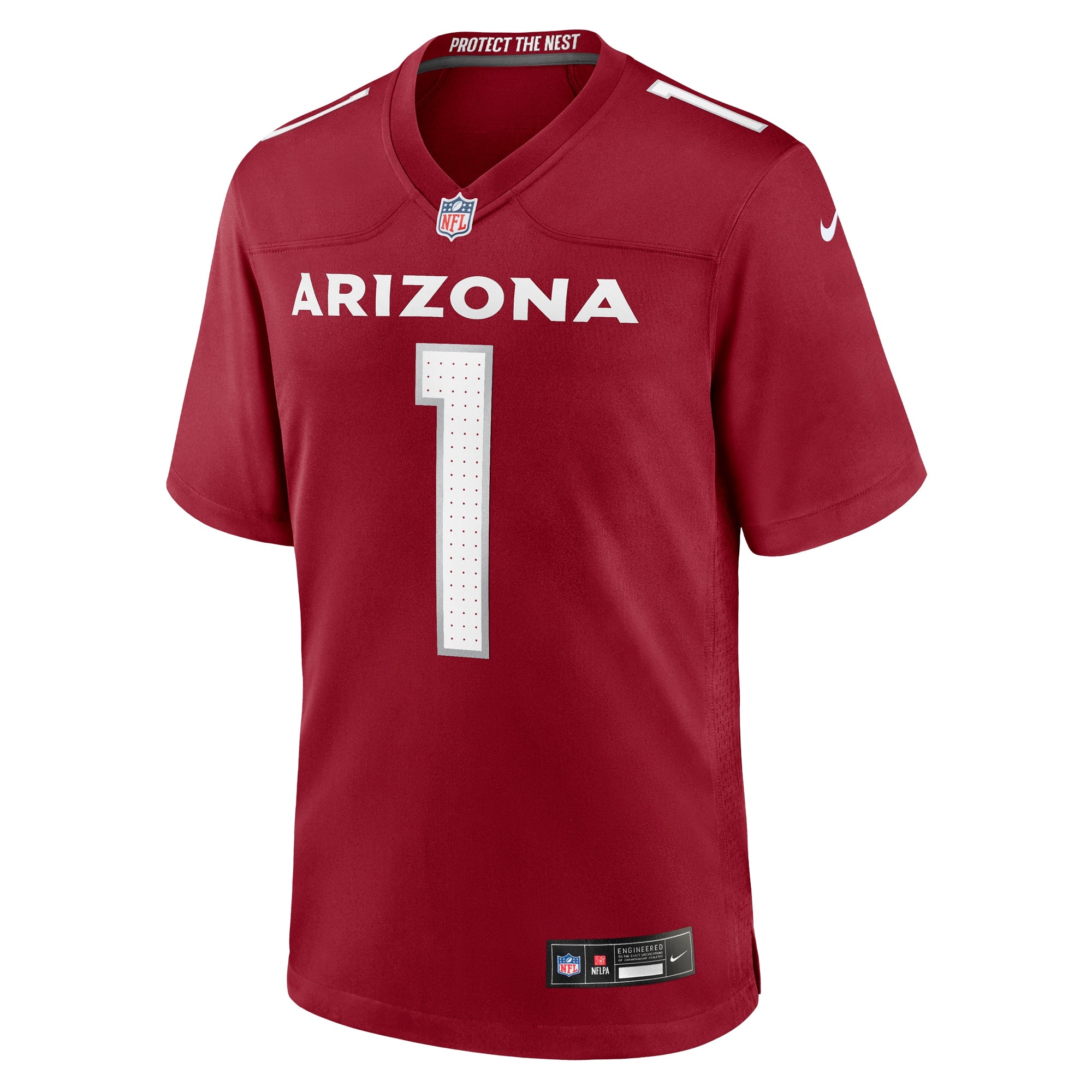 Number 1 Dad Arizona Cardinals Game Jersey - Cardinal