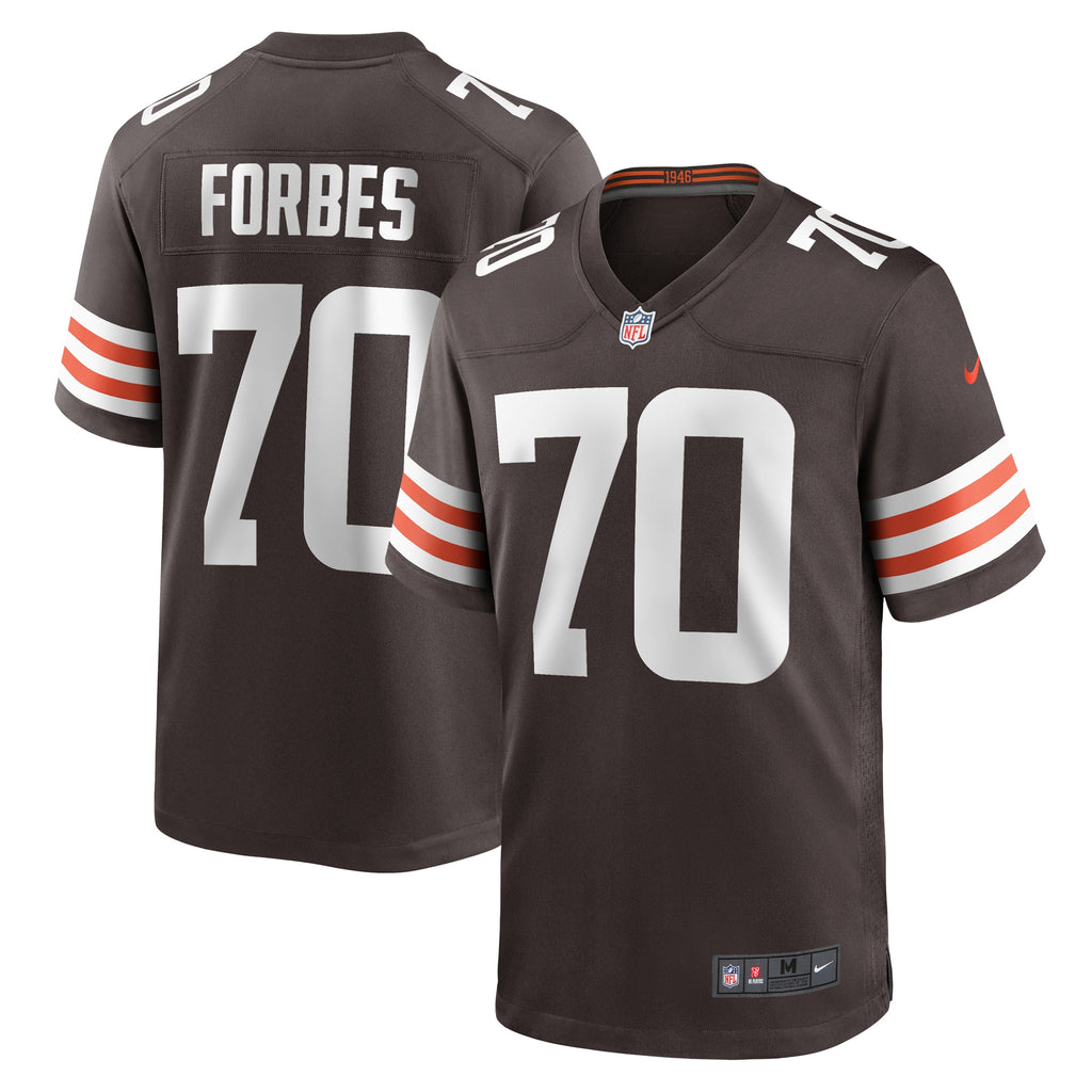 Drew Forbes Cleveland Browns Team Game Jersey - ?Brown