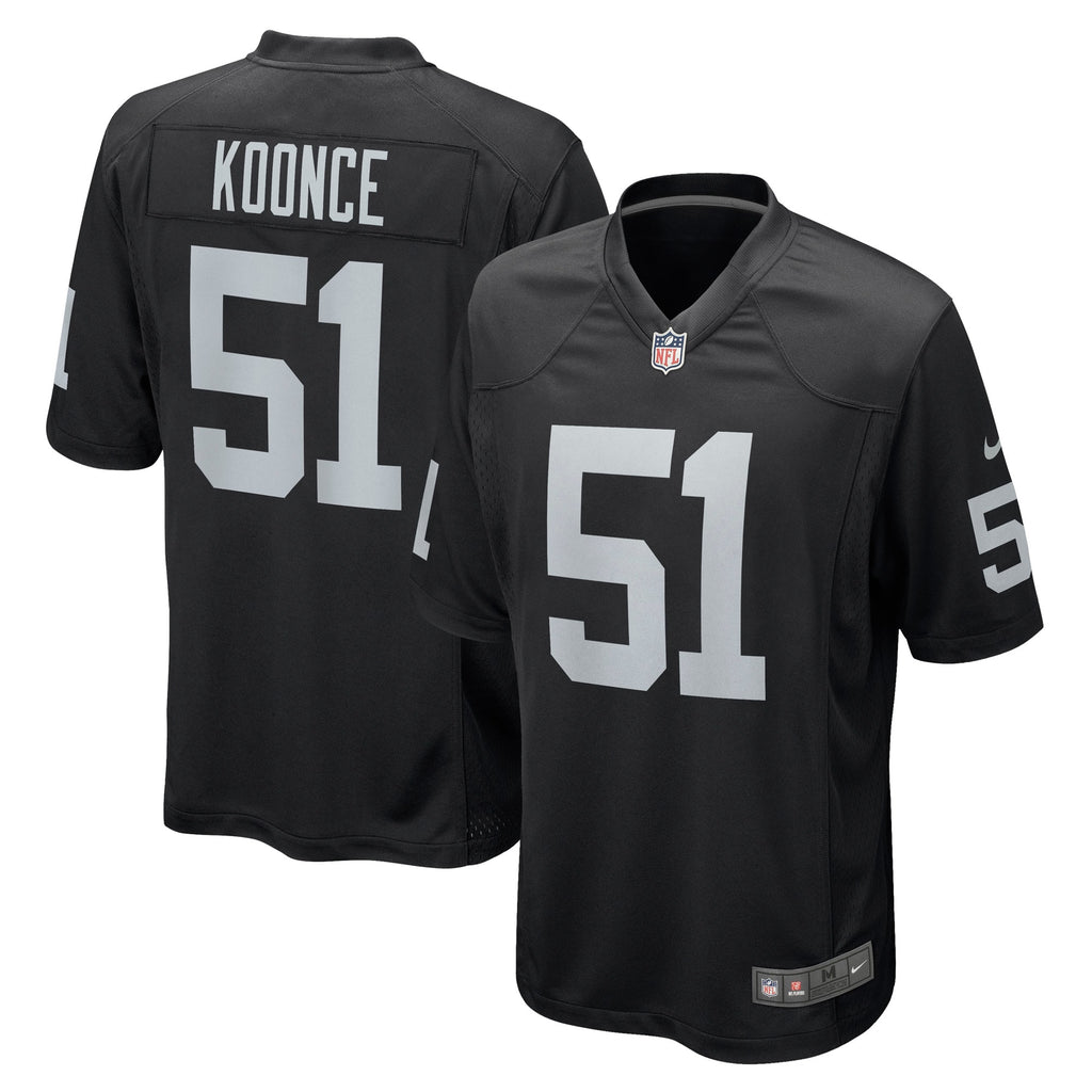 Malcolm Koonce Las Vegas Raiders Game Jersey - Black