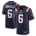 Christian Gonzalez New England Patriots Team Game Jersey - ?Navy