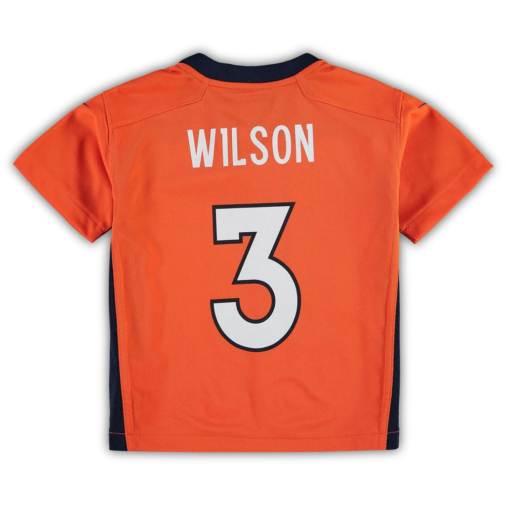 Preschool ?Russell Wilson ?Orange Denver Broncos Game Jersey