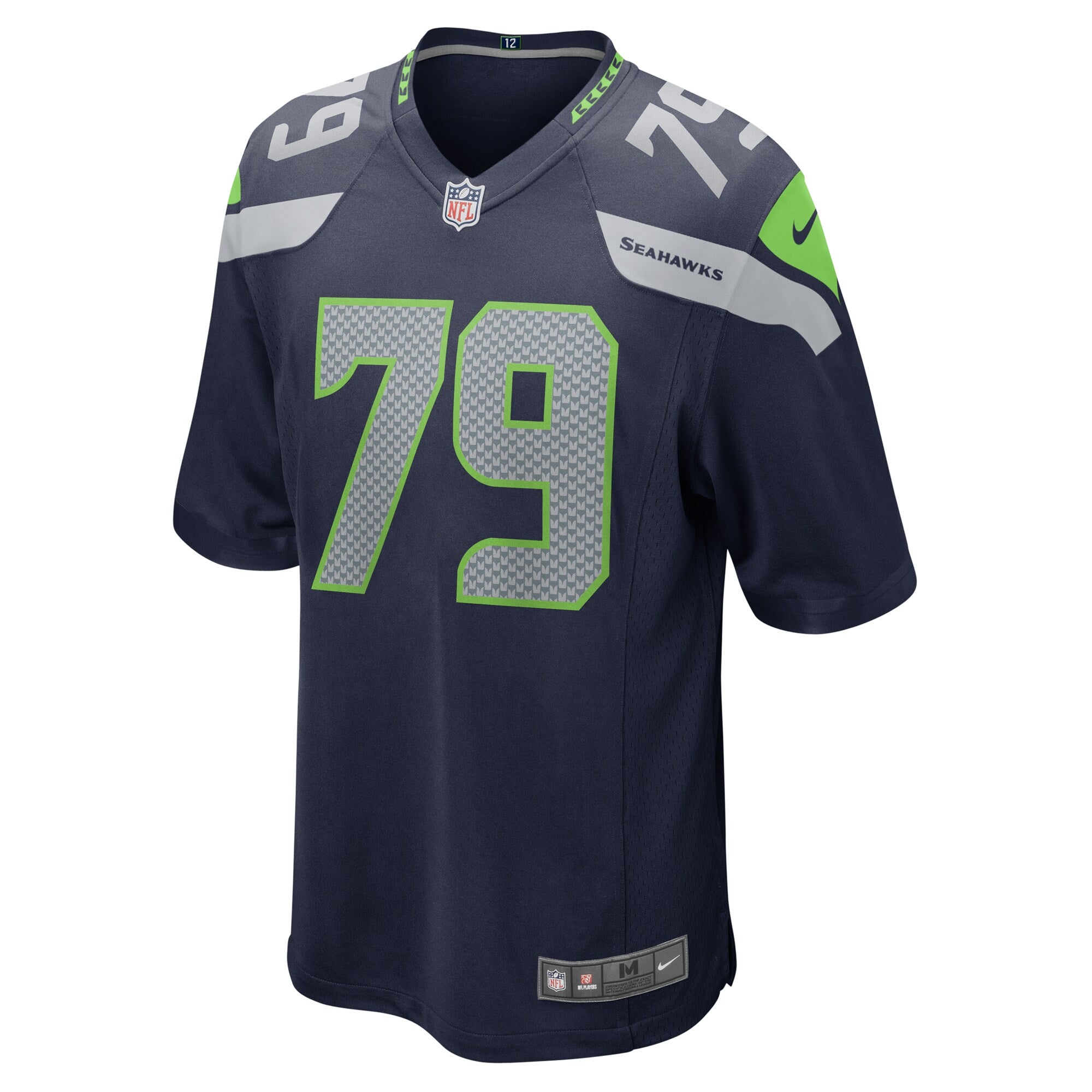 Raiqwon O'Neal Seattle Seahawks Team Game Jersey - College Navy