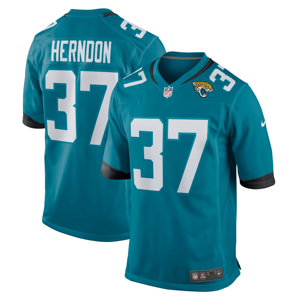 Tre Herndon Jacksonville Jaguars Game Jersey - Teal