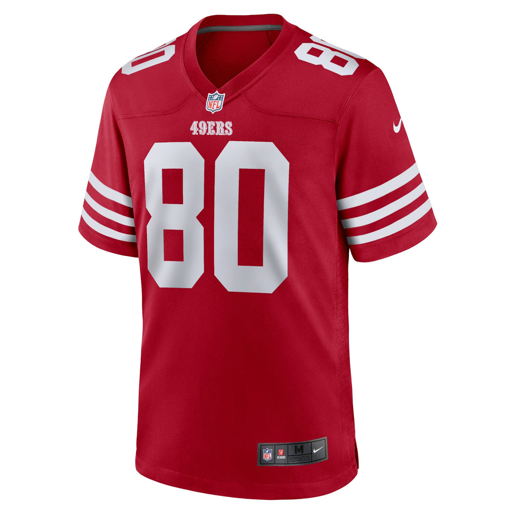 Jerry Rice San Francisco 49ers Retired Team Player Game Jersey - Scarlet