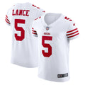 Trey Lance San Francisco 49ers Vapor Elite Jersey - White