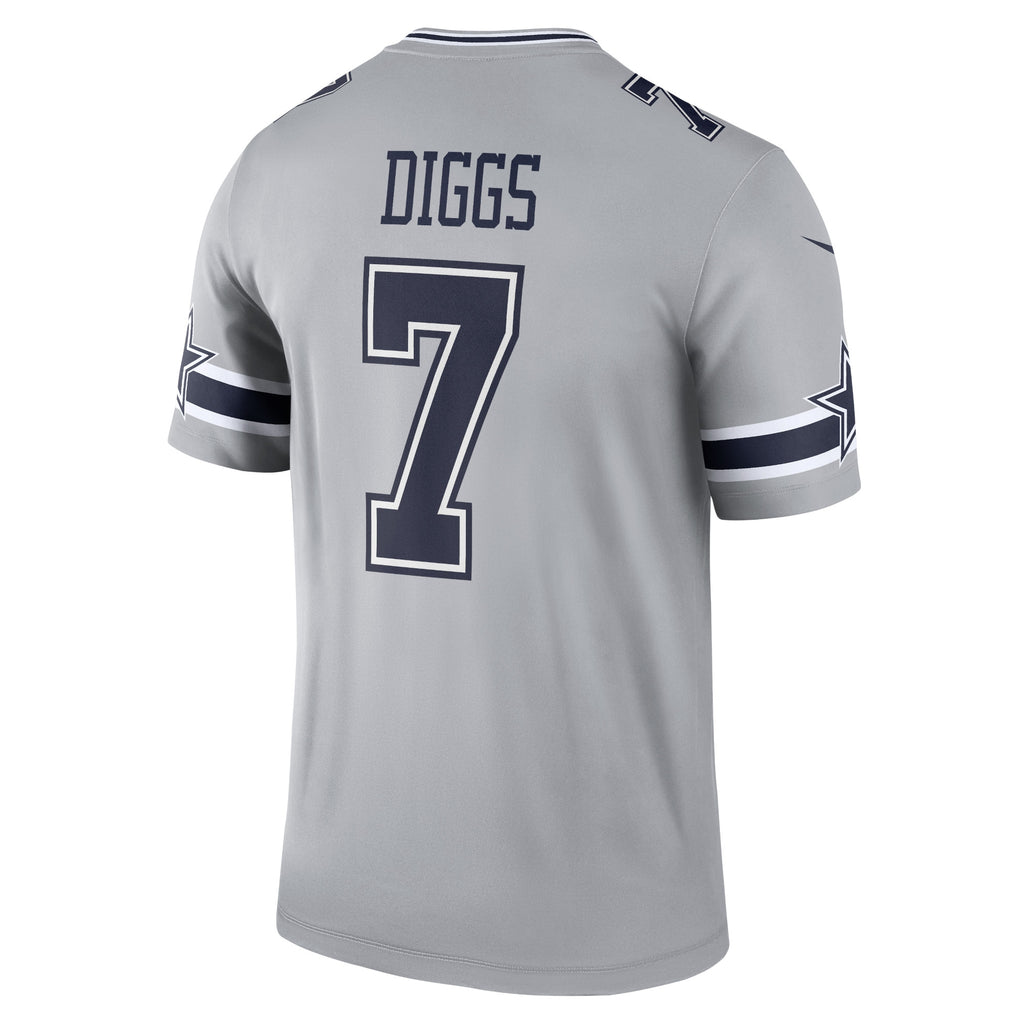 Trevon Diggs Dallas Cowboys Inverted Legend Jersey - Gray