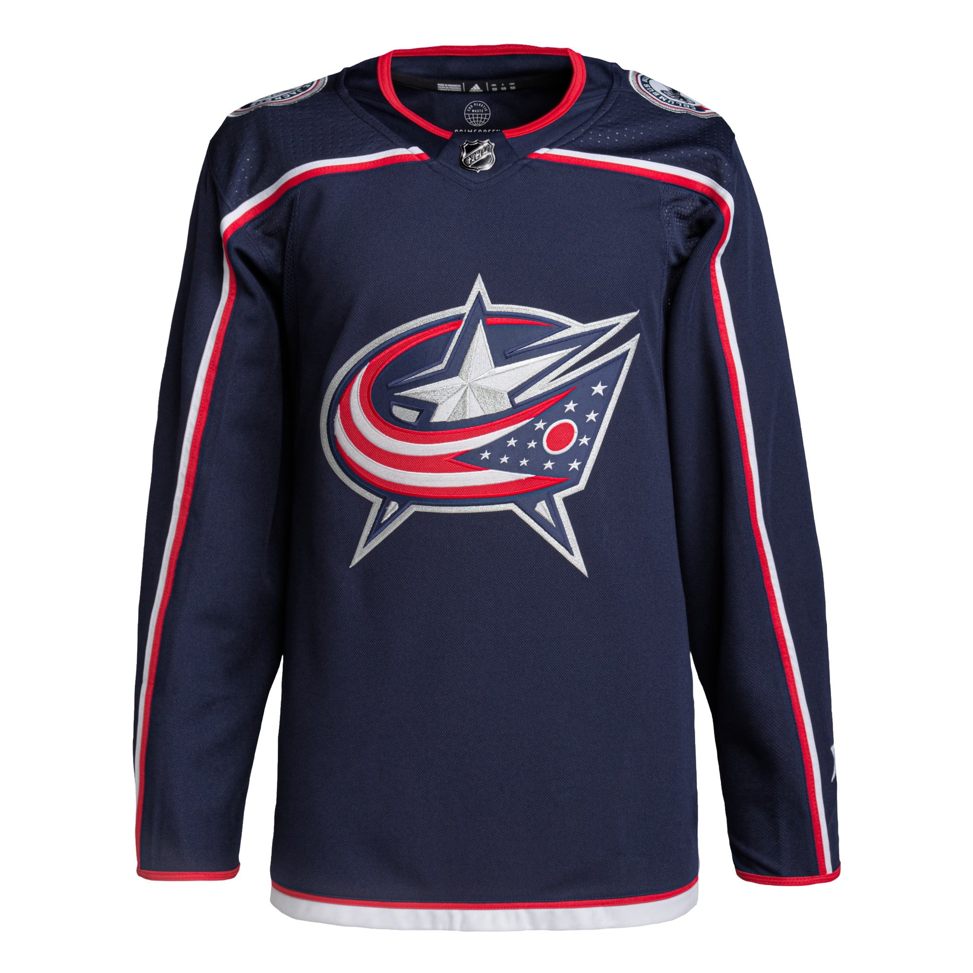 Columbus Blue Jackets Home Primegreen Authentic Pro Jersey - Navy