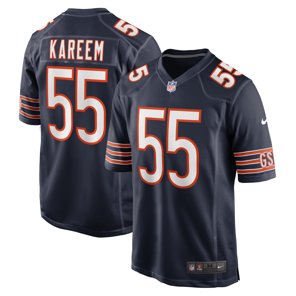 Khalid Kareem Chicago Bears Team Game Jersey - ?Navy