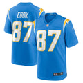 Jared Cook Los Angeles Chargers Game Player Jersey - Powder Blue