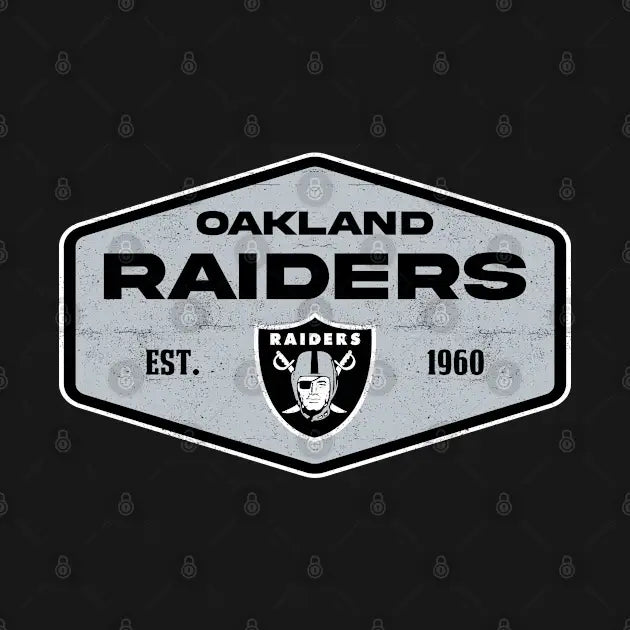 Vintage Badge Oakland Raiders T-Shirt