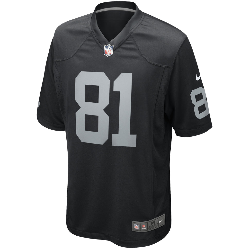 Tim Brown Las Vegas Raiders Game Retired Player Jersey - Black