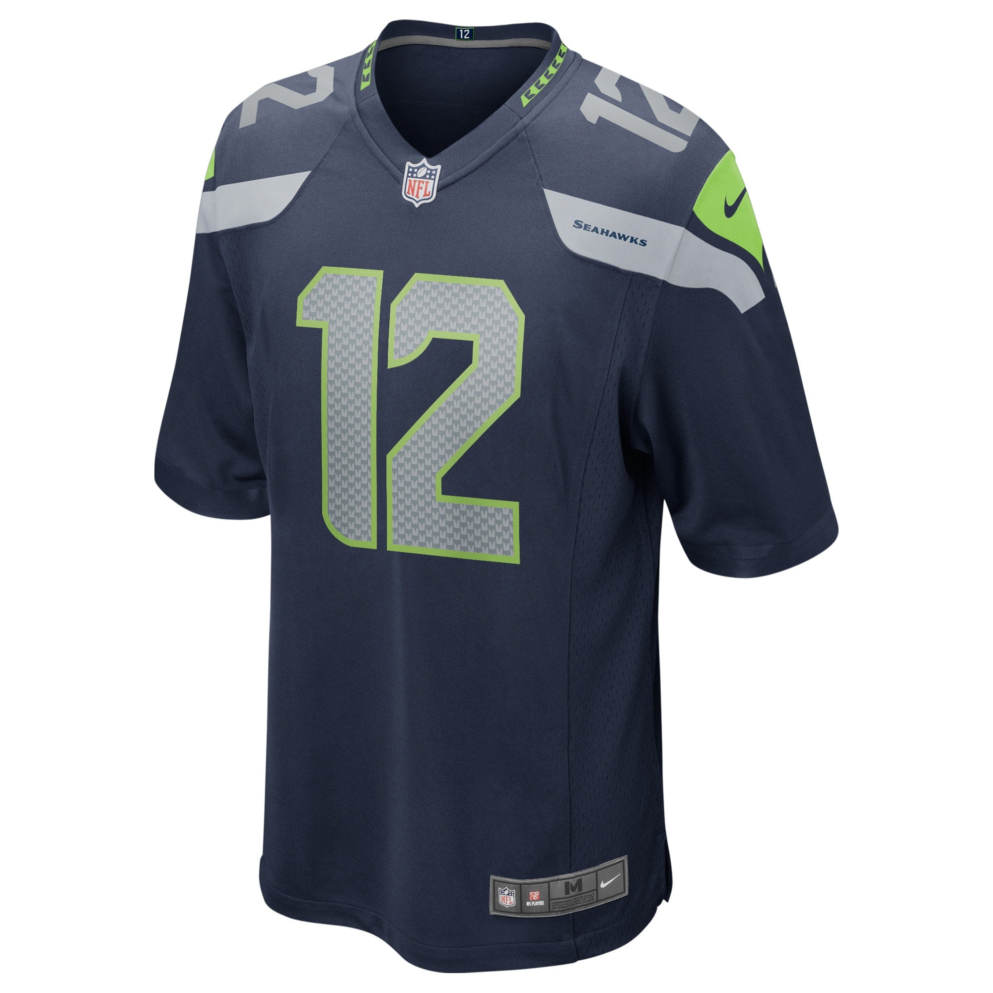 12s Seattle Seahawks Game Jersey - College Navy