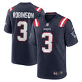 James Robinson New England Patriots Game Player Jersey - Navy