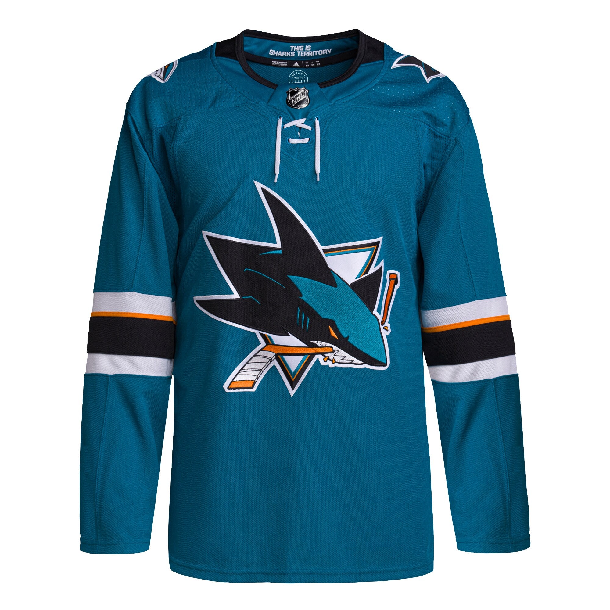 San Jose Sharks 2021/22 Home Primegreen Authentic Pro Jersey - Teal