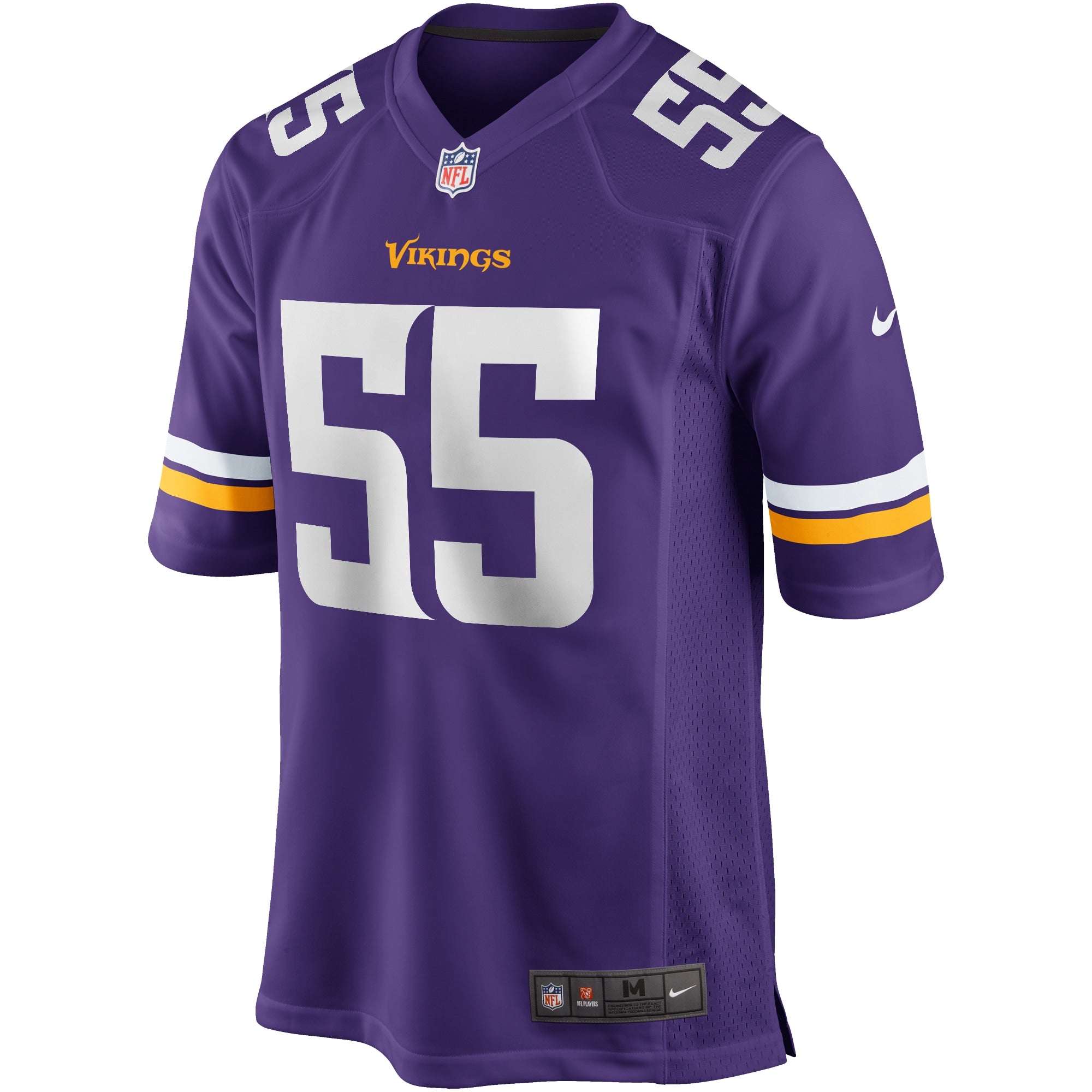 Jack Del Rio Minnesota Vikings Game Retired Player Jersey - Purple