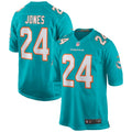 Byron Jones Miami Dolphins Game Jersey - Aqua