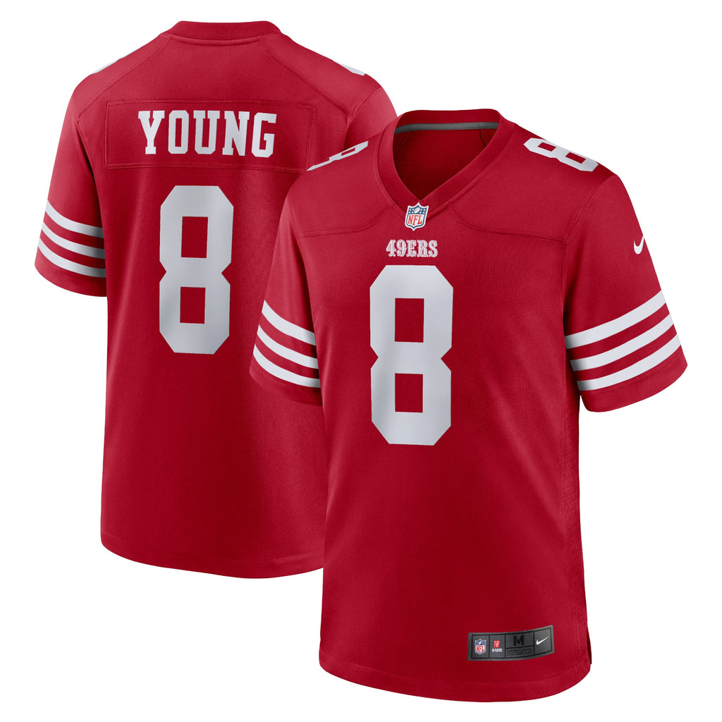 Steve Young San Francisco 49ers Retired Player Game Jersey - Scarlet