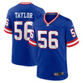 Men's New York Giants Lawrence Taylor Classic Retired Player Game Jersey Royal Blue