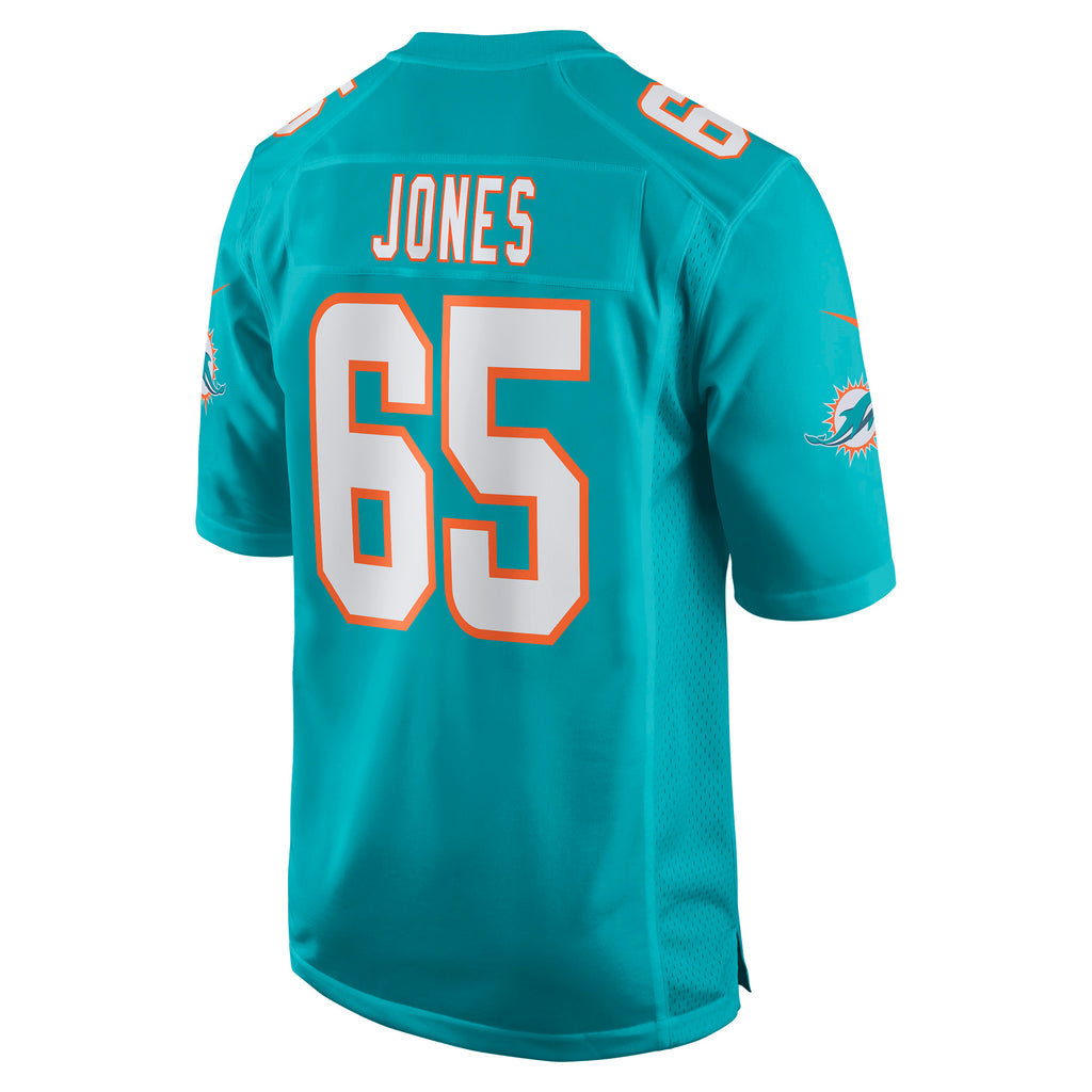 Robert Jones Miami Dolphins Game Jersey - Aqua