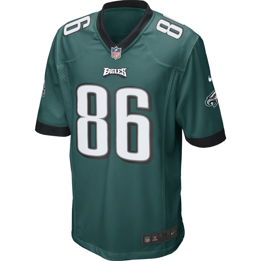 Zach Ertz Philadelphia Eagles Game Jersey - Midnight Green