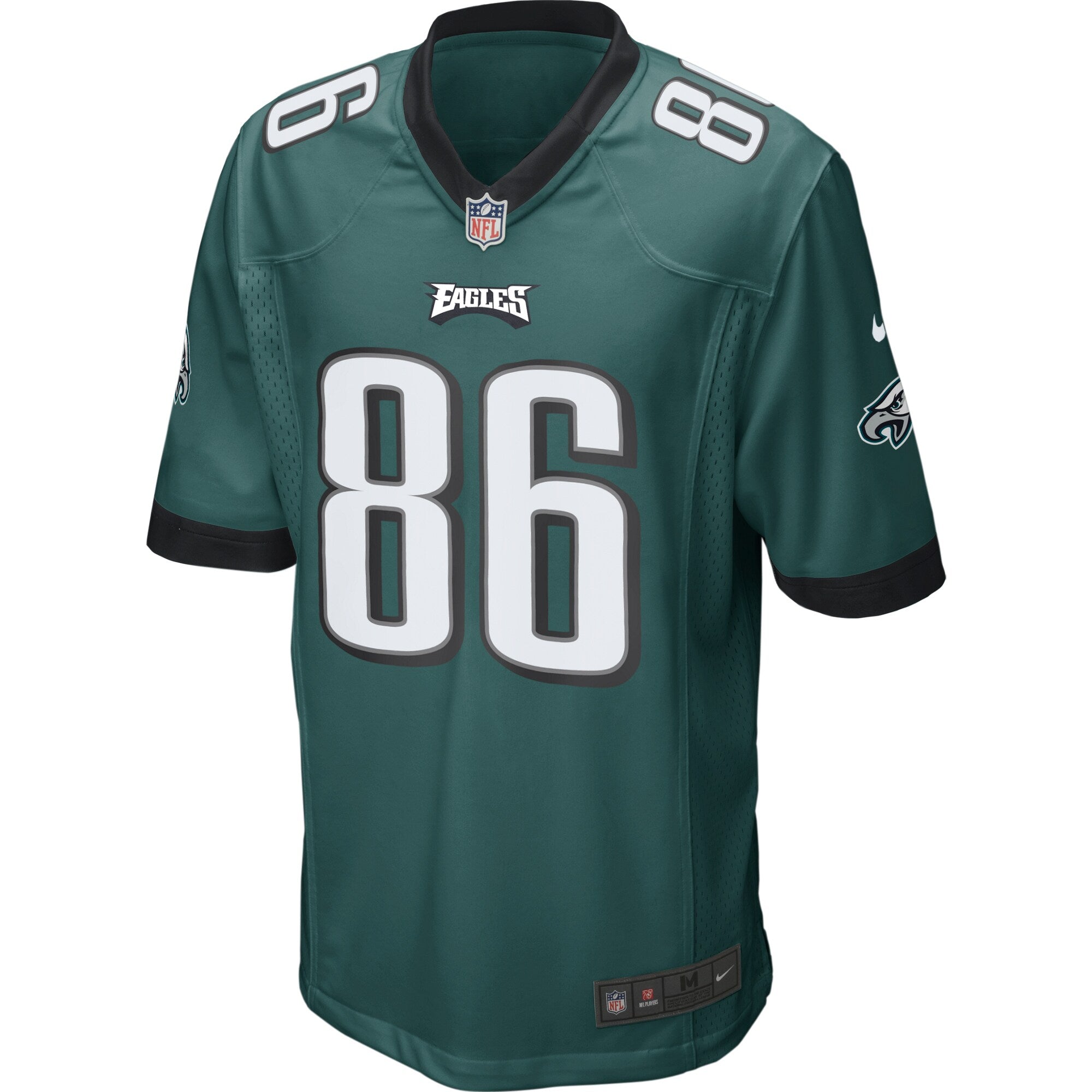 Zach Ertz Philadelphia Eagles Game Jersey - Midnight Green