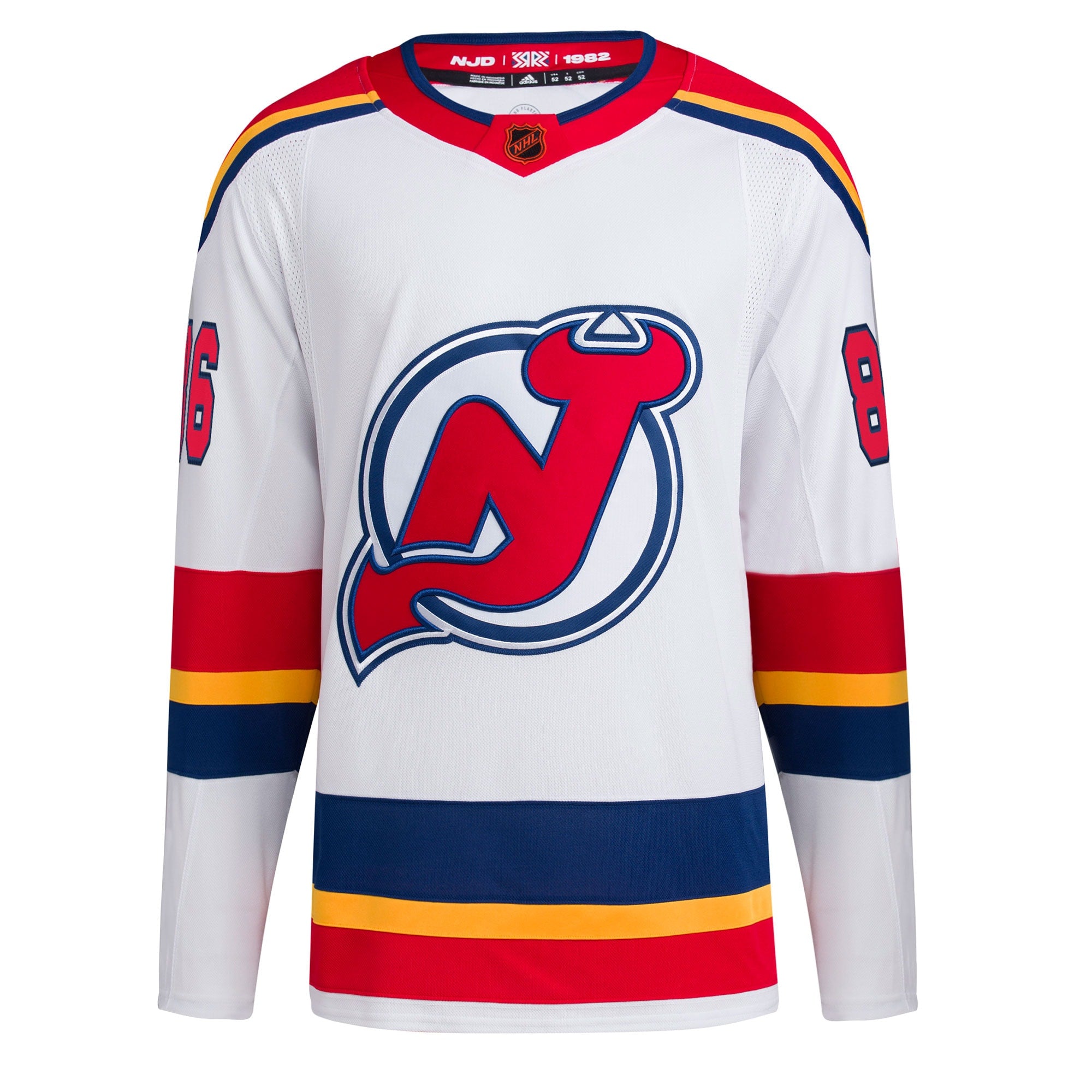 Jack Hughes New Jersey Devils Reverse Retro 2.0 Authentic Player Jersey - White