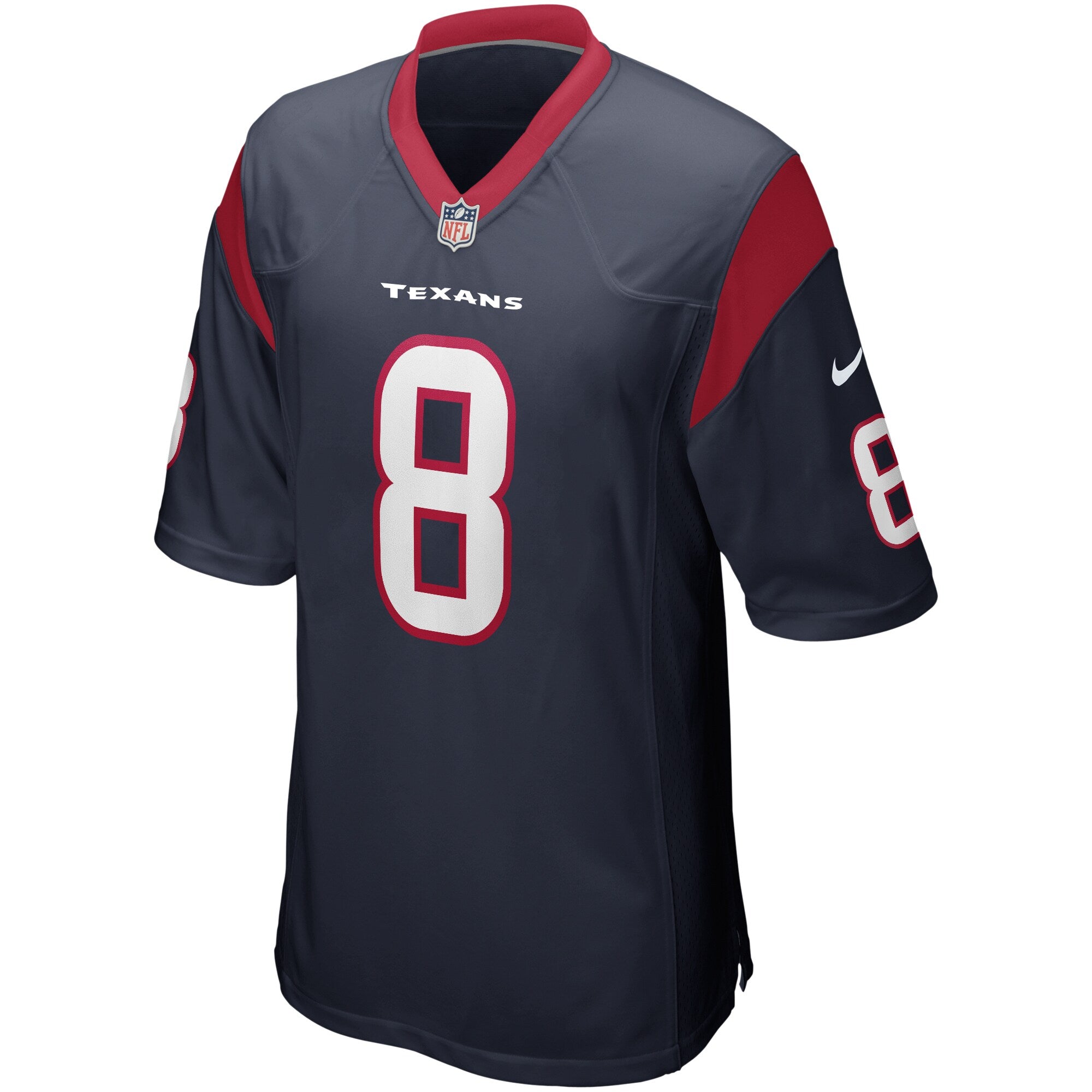 David Carr Houston Texans Game Retired Player Jersey - Navy