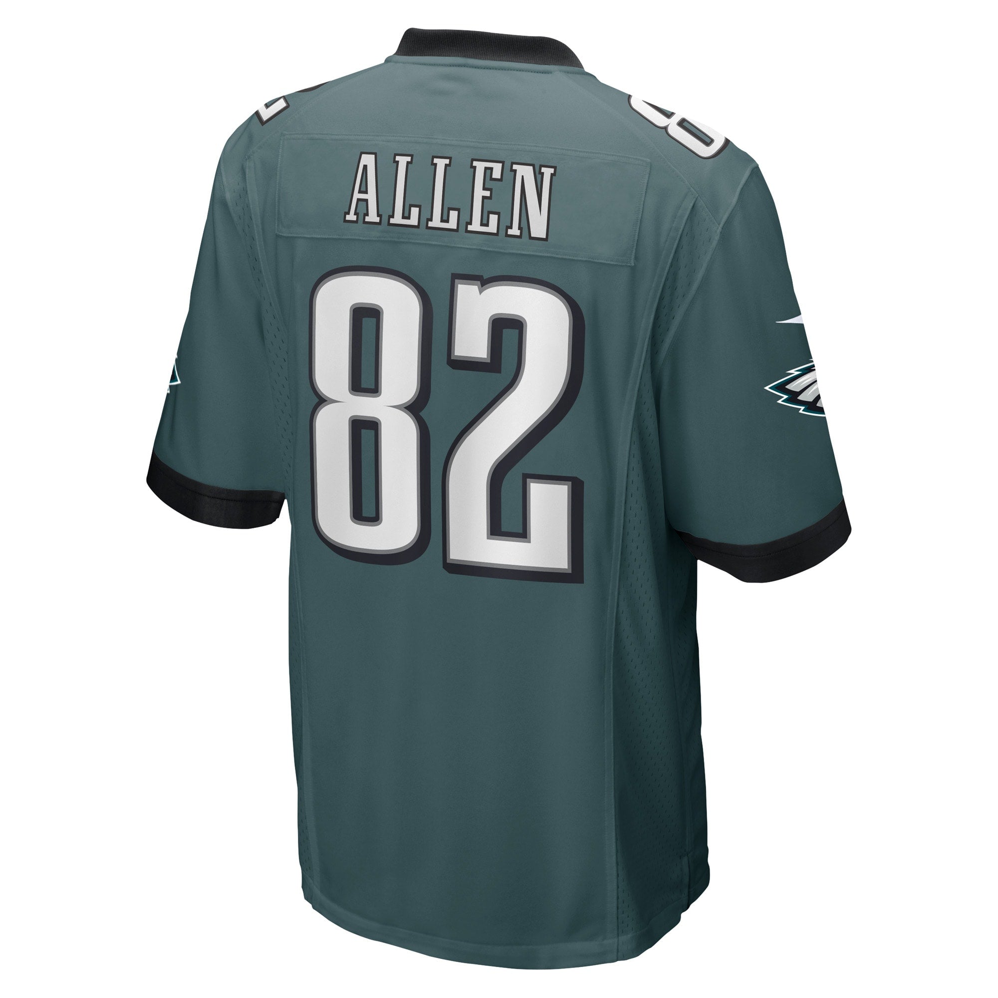 Devon Allen Philadelphia Eagles Game Player Jersey - Midnight Green
